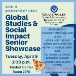 flyer for GSI Senior Showcase on April 9, 2024